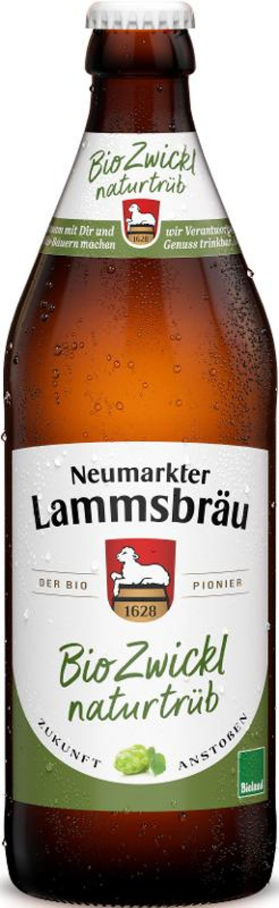 Produktfoto zu Lammsbräu Zwickl Kiste 10*0,5L