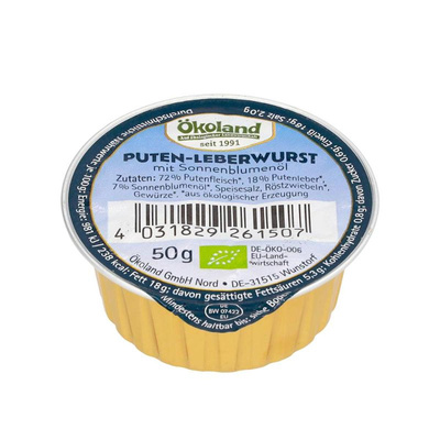 Produktfoto zu Puten-Leberwurst 50g