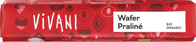 Produktfoto zu Wafer Praliné Schokoriegel 40g