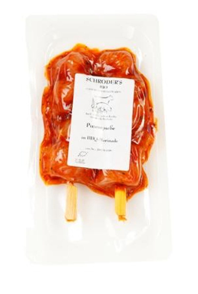 Produktfoto zu Putenspieße BBQ (2 Stück)