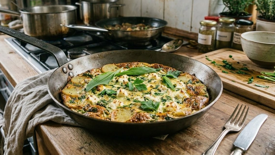 Rezeptbild für Bärlauch-Frittata