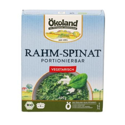 Produktfoto zu TK Rahmspinat portionierbar 400g