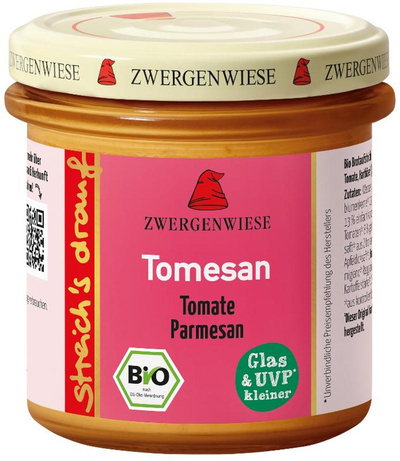 Produktfoto zu Brotaufstrich "Tomesan" Tomate Parmesan 135g