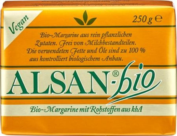 Produktfoto zu Margarine von ALSAN 250g
