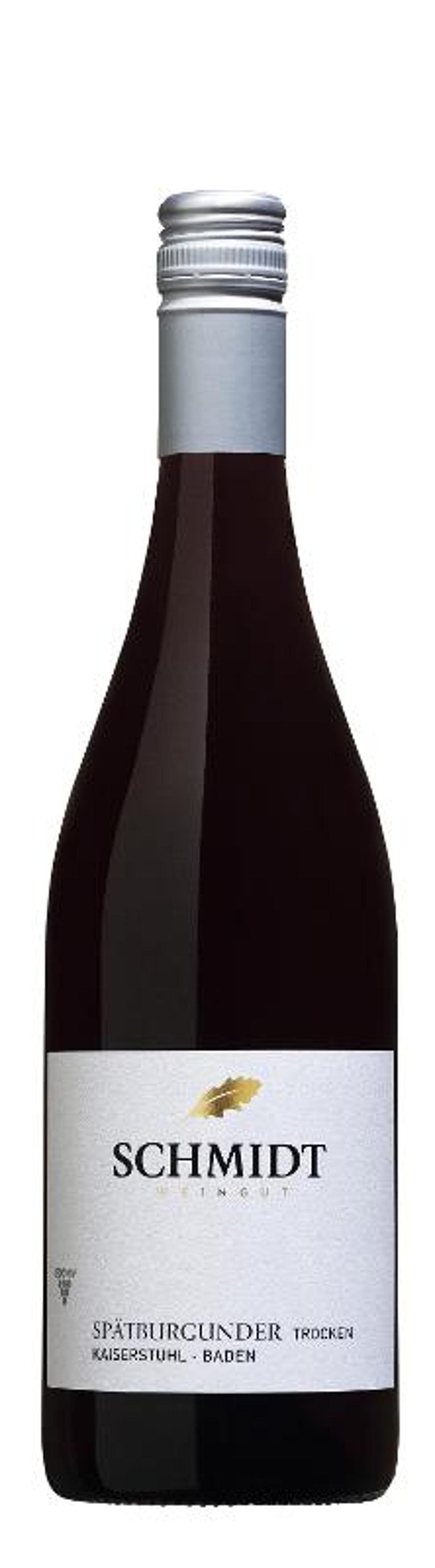 Produktfoto zu Weingut Schmidt Spätburgunder Rotwein trocken 0,75L