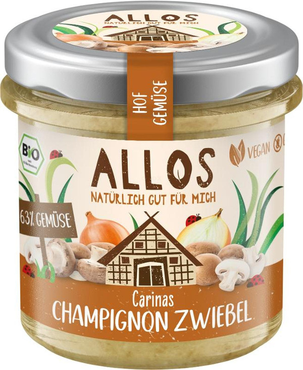 Produktfoto zu Brotaufstrich "Carinas Champignon Zwiebel" 135g