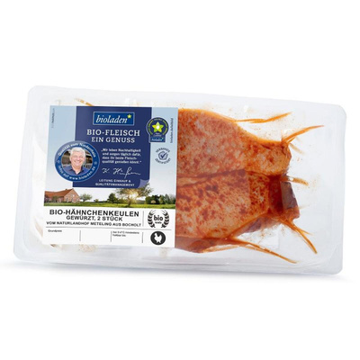 Produktfoto zu Hähnchenkeulen, gewürzt (2 Stück)
