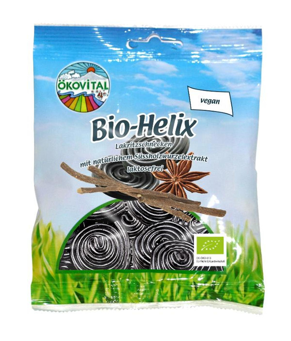 Produktfoto zu Bio-Helix Lakritzschnecken 80g