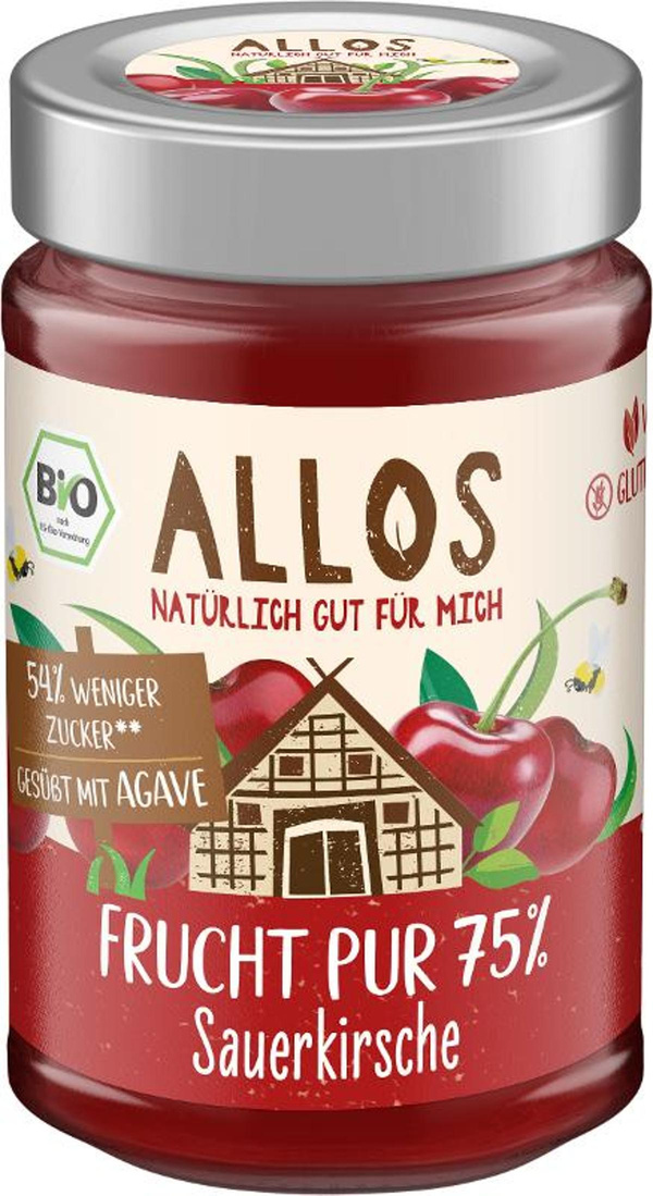Produktfoto zu Frucht Pur 75% Sauerkirsche 200g
