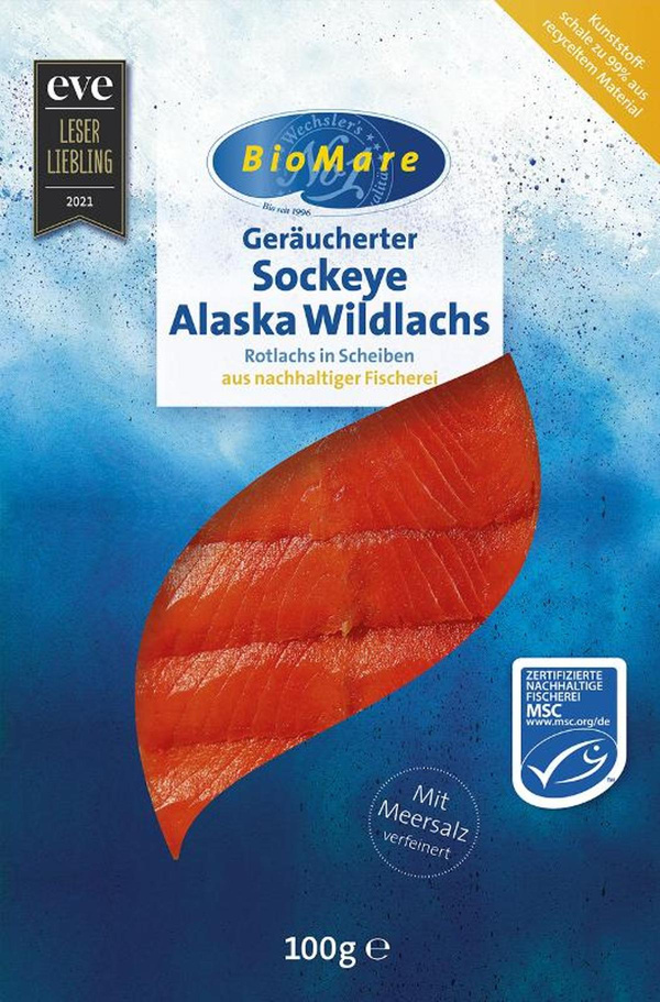 Produktfoto zu Alaska Wildlachs 100g