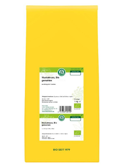 Produktfoto zu Muskatnuss gemahlen 1kg