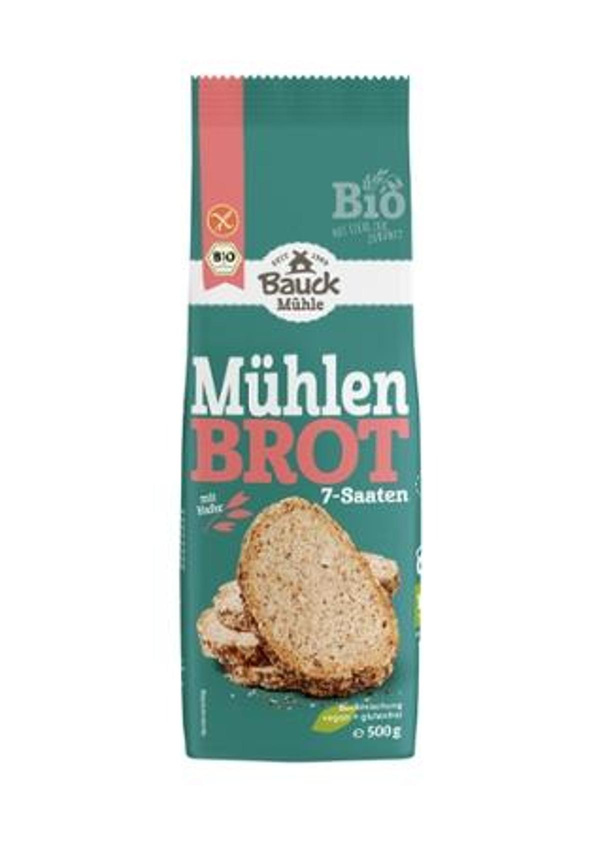 Produktfoto zu Backmischung MühlenBrot 7-Saaten für 1 Brot