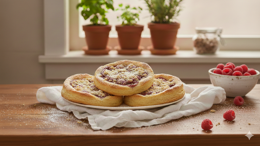 Rezeptbild für Beeren-Streuseltaler