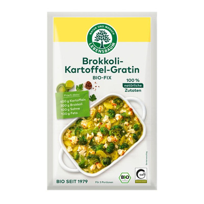 Produktfoto zu Fix-Mischung Brokkoli-Kartoffel-Gratin für 3 Portionen