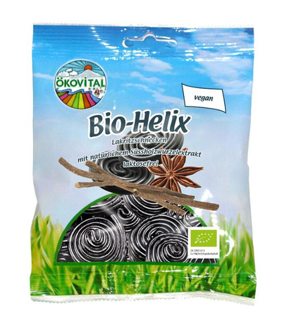 Produktfoto zu Bio-Helix Lakritzschnecken 80g