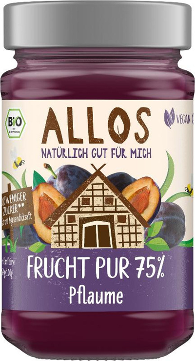 Produktfoto zu Frucht Pur 75% Pflaume 250g