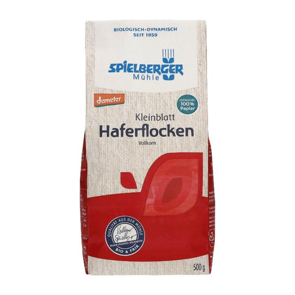 Produktfoto zu Haferflocken Kleinblatt Vollkorn 500g