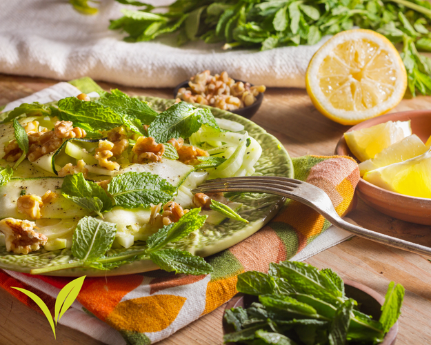 Rezeptbild für Fenchel-Birnen-Salat mit Walnüssen