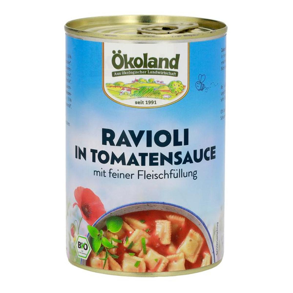 Produktfoto zu Ravioli in Tomatensauce mit Fleischfüllung 400g