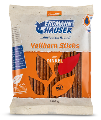 Produktfoto zu Vollkorn Sticks aus Dinkel 100g