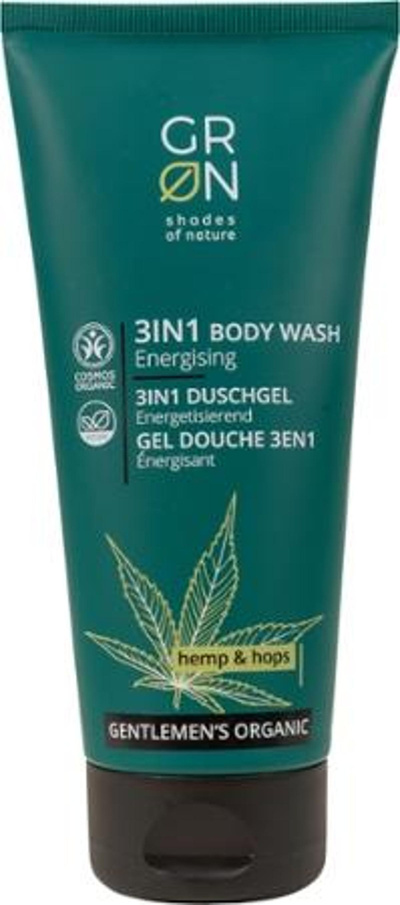 Produktfoto zu 3in1 Body Wash Energetisierend Hanf & Hopfen - Gentlemen's Organic 200ml
