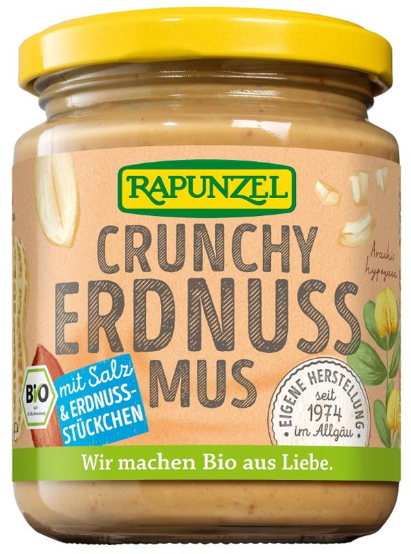 Produktfoto zu Crunchy Erdnussmus 250g