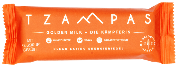Produktfoto zu Golden Milk - Clean Eating Energieriegel 40g