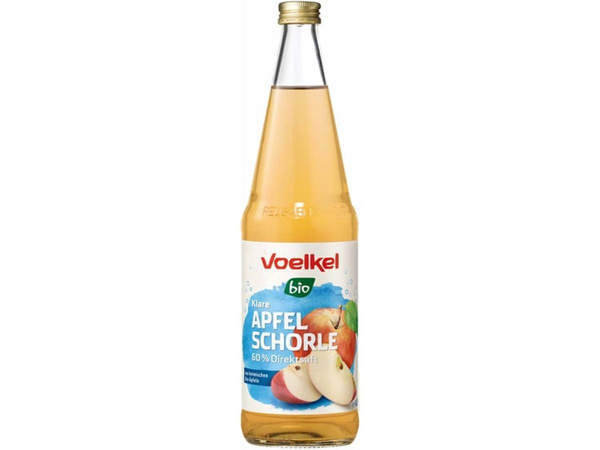 Produktfoto zu Klare Apfel-Schorle 60% Direktsaft 0,7L