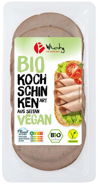 Produktfoto zu Wheaty Veganer Aufschnitt nach Kochschinken Art 100g
