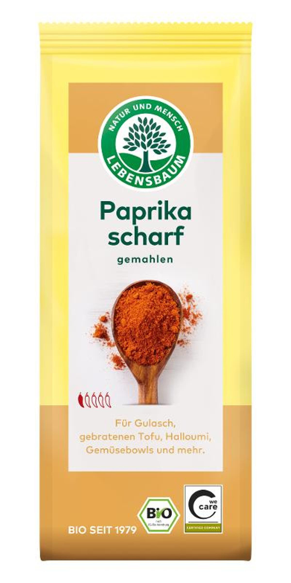 Produktfoto zu Paprika scharf gemahlen 50g