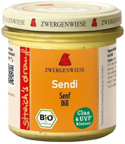 Produktfoto zu Brotaufstrich "Sendi" Senf Dill 135g