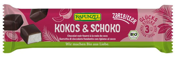 Produktfoto zu Kokos & Schoko Zartbitter 50g