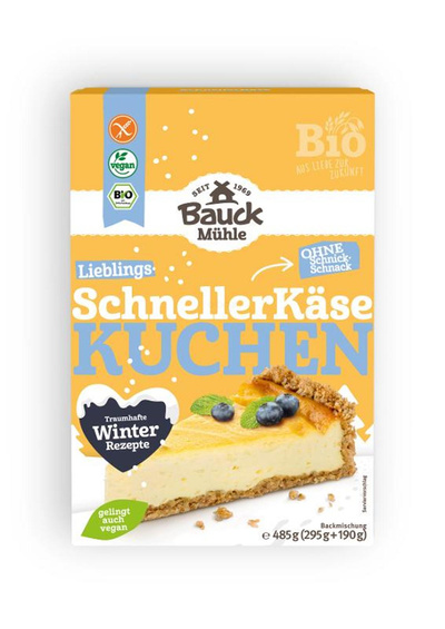 Produktfoto zu Backmischung SchnellerKäse Kuchen für 1 Form