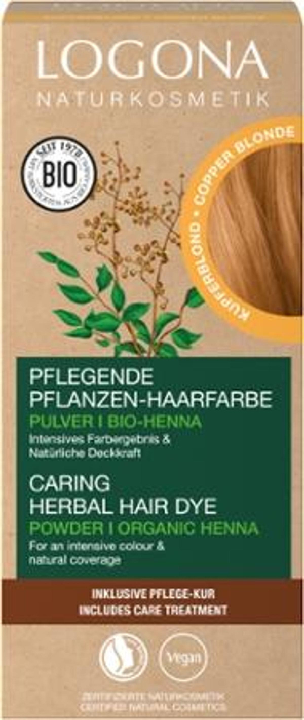 Produktfoto zu Pflanzen Haarfarbe Pulver "Kupferblond"