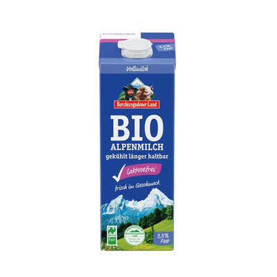 Produktfoto zu Alpenmilch laktosefrei 3,5%